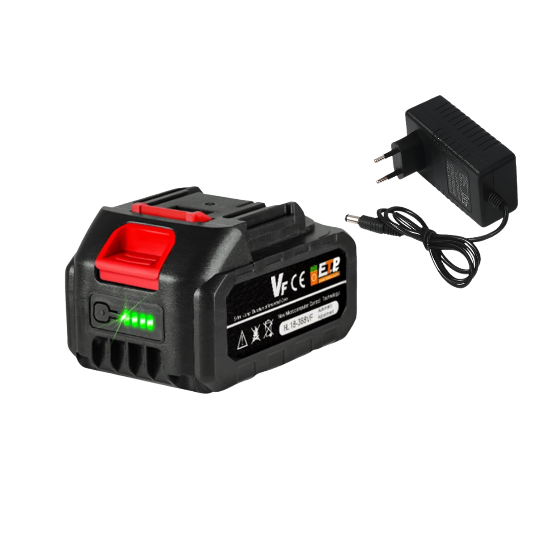 Batteri og lader til SnowLite